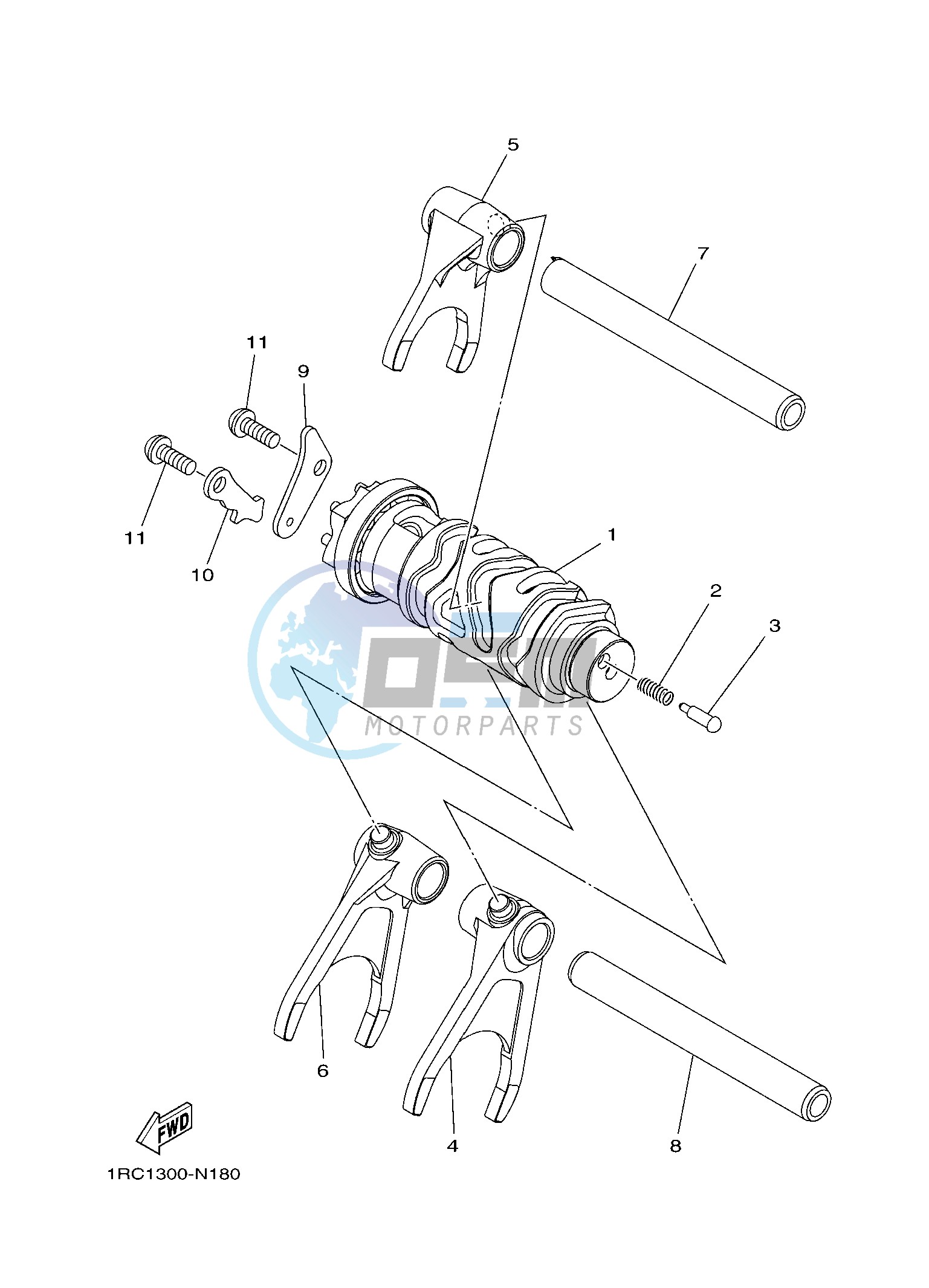 SHIFT CAM & FORK