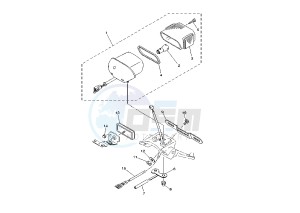 XVS DRAG STAR 250 drawing TAILLIGHT