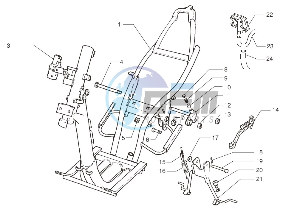 Chassis-Central stand