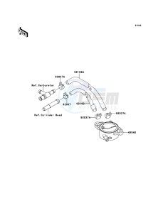 BRUTE FORCE 650 4x4i KVF650FEF EU GB drawing Fuel Pump