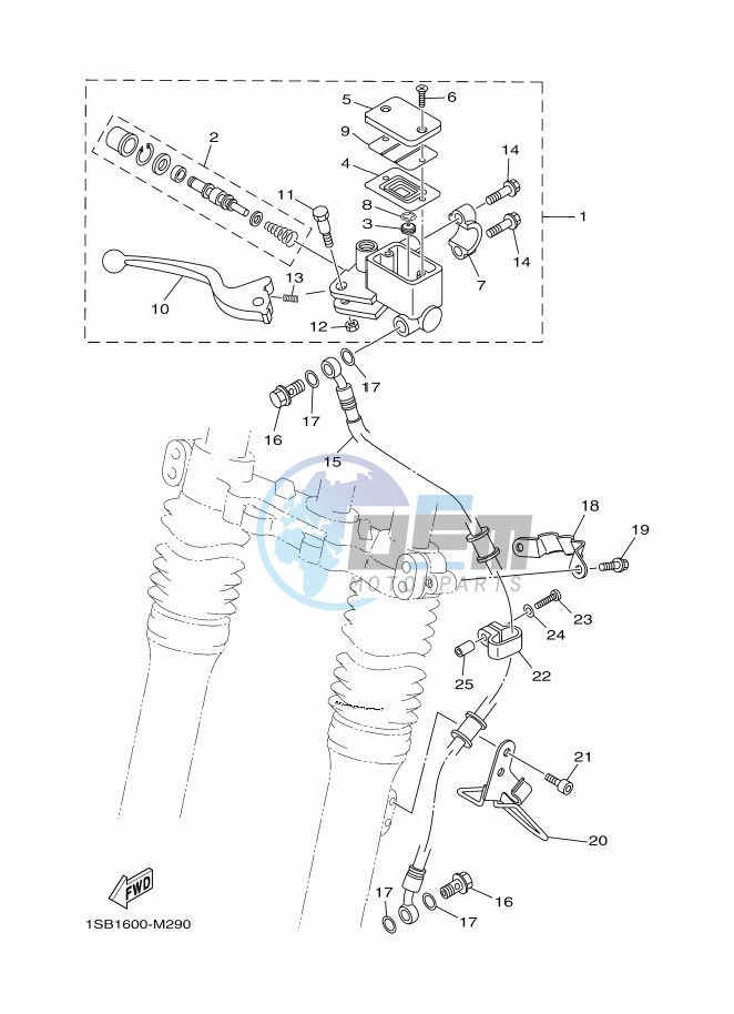 FRONT MASTER CYLINDER