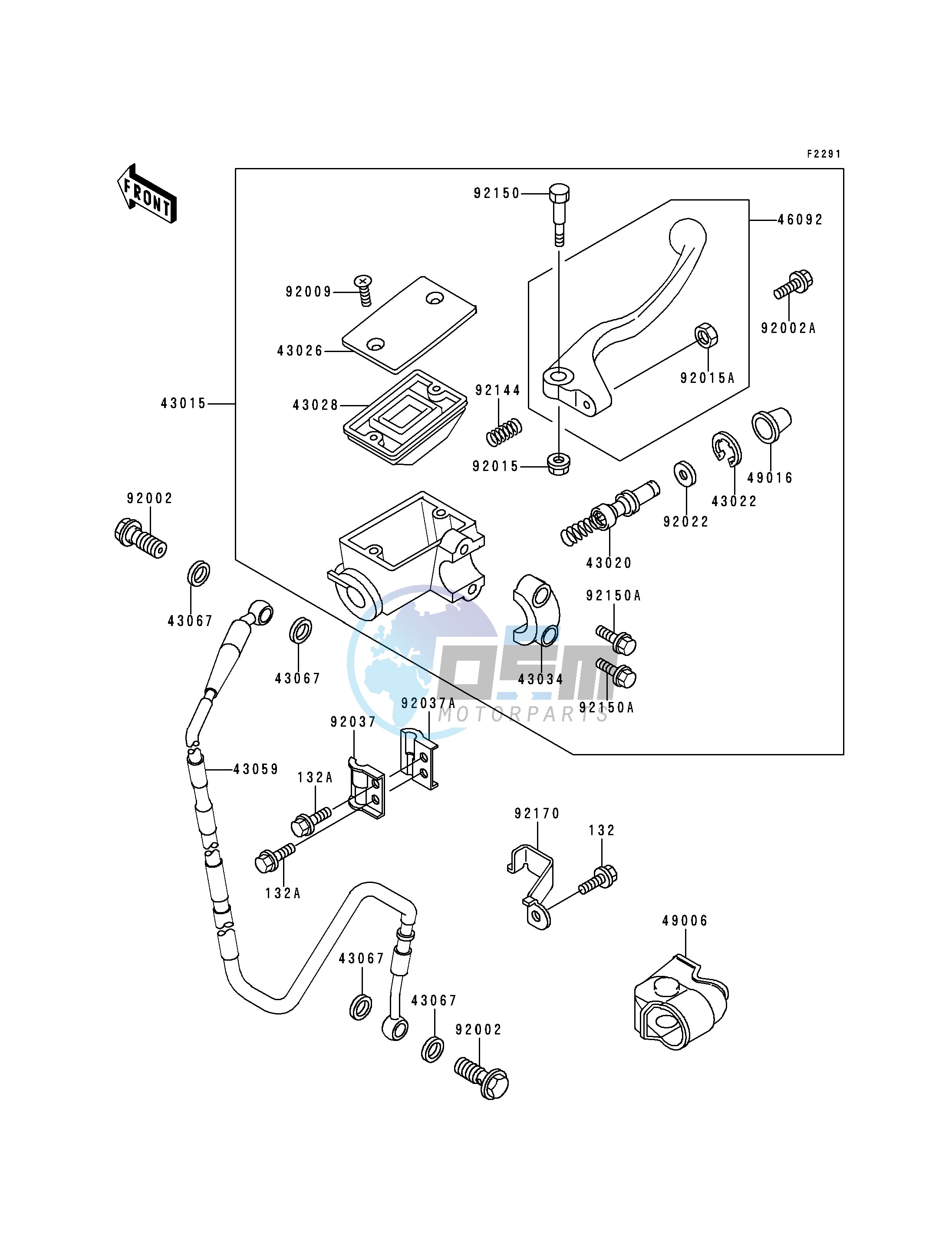 FRONT MASTER CYLINDER