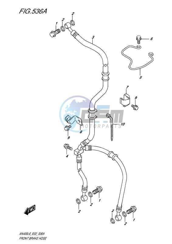 FRONT BRAKE HOSE