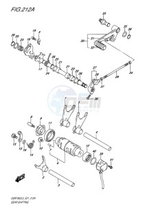 GSR750Z EU drawing GEAR SHIFTING