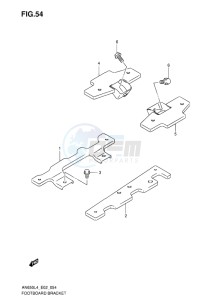 AN650 drawing FOOTBOARD BRACKET