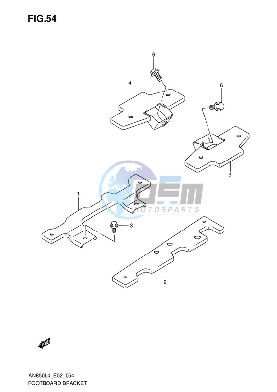 FOOTBOARD BRACKET