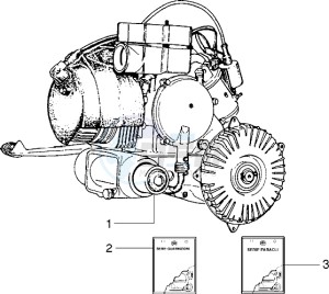 PX 150 E drawing Engine