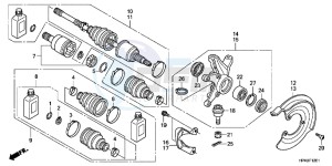 TRX420FPMB drawing FRONT KNUCKLE (4WD)