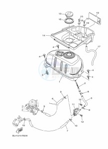 XC115F  (BL77) drawing FUEL TANK