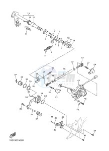 FJR1300AE FJR1300AS (1MD4 1MD5) drawing SHIFT SHAFT