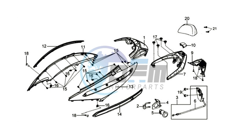 COWLING / TAIL LIGHT