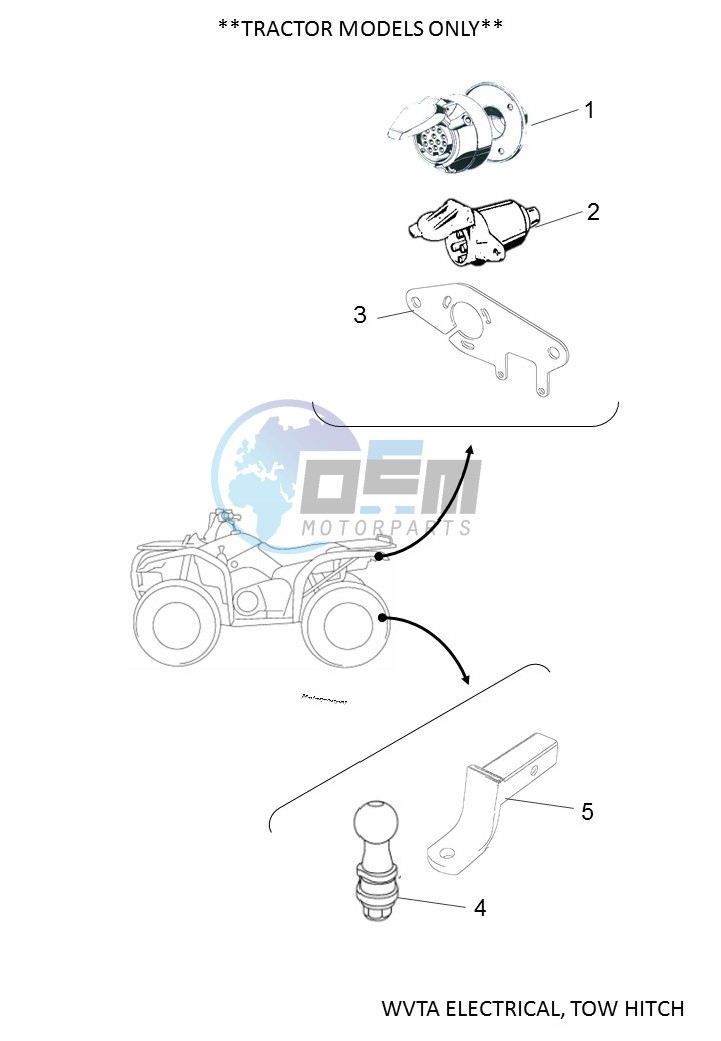 WVTA ELECTRICAL, TOW HITCH