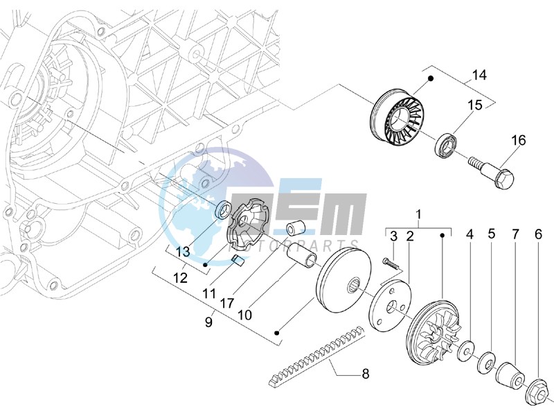 Driving pulley