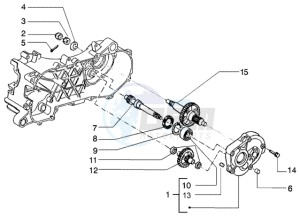 NRG 50 power purejet drawing Rear wheel shaft