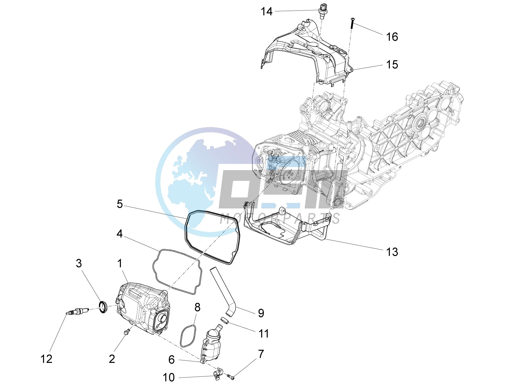 Cylinder head cover