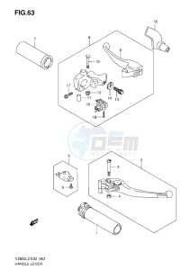 VZ800 drawing HANDLE LEVER