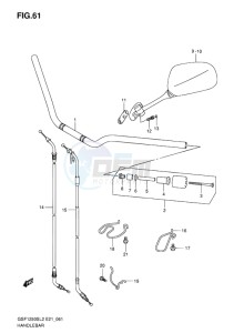 GSF-1250S ABS BANDIT EU drawing HANDLEBAR