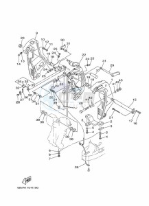 F115AETX drawing FRONT-FAIRING-BRACKET