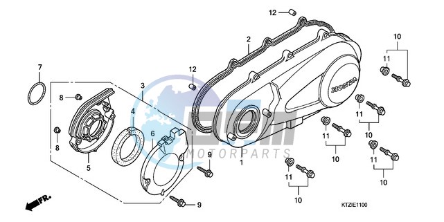 LEFT CRANKCASE COVER