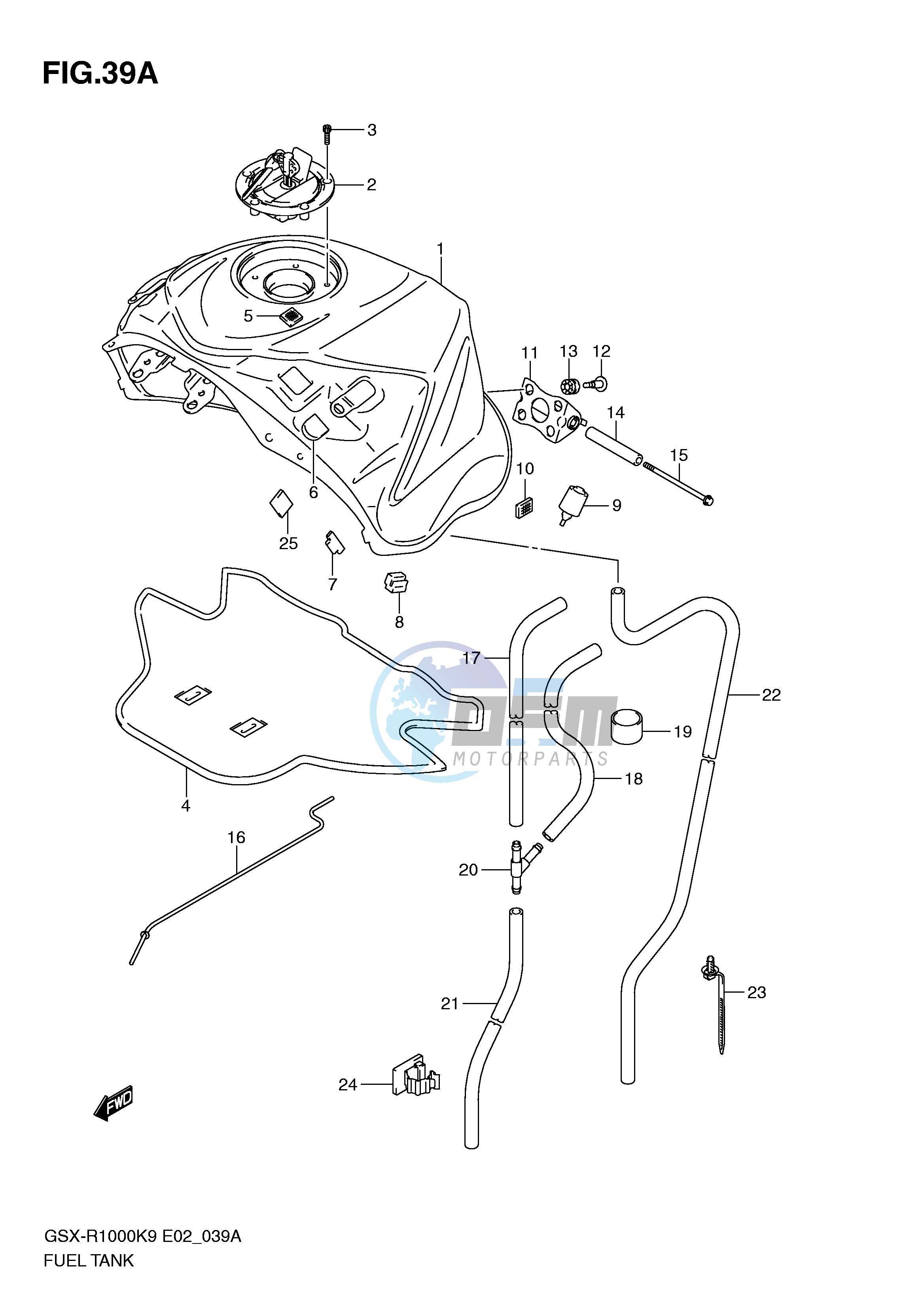 FUEL TANK (MODEL L0)