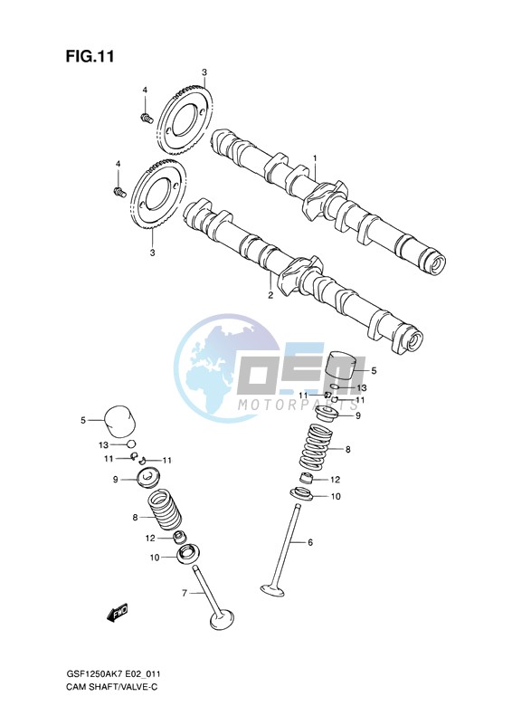 CAM SHAFT - VALVE