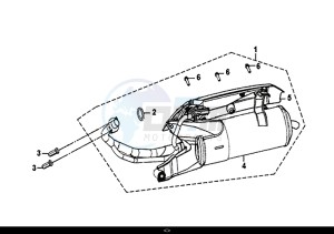 ORBIT II 50 (45 KM/H) (AE05W8-EU) (L8-M0) drawing EXHAUST MUFFLER