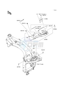 ZR 1000 B [Z1000 EUROPEAN] (B7F-B9F) 0B9F drawing BATTERY CASE