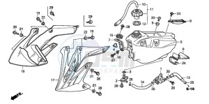 CRF250R drawing FUEL TANK