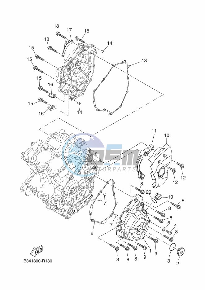 CRANKCASE COVER 1