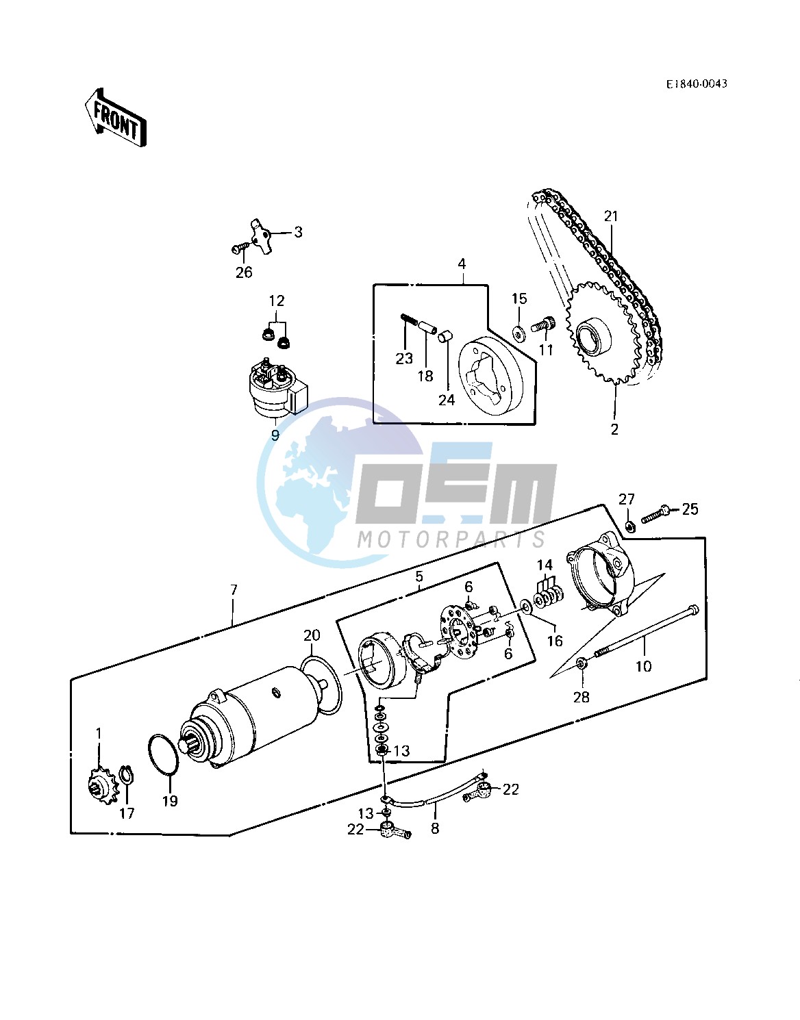 STARTER MOTOR_STARTER CLUTCH -- 83 KLT200-C1- -