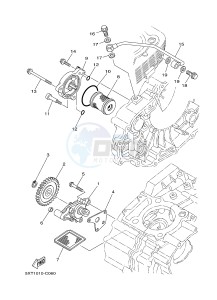 YFM250R YFM25RD RAPTOR 250 (1BTN 1BTP 1BTR) drawing OIL PUMP