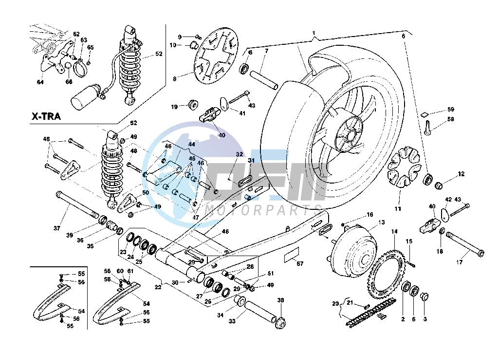 REAR SWING ARM