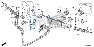 SH300D SH300i UK - (E) drawing SWITCH/ CABLE/ MIRROR