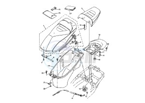 YP MAJESTY 150 drawing SEAT