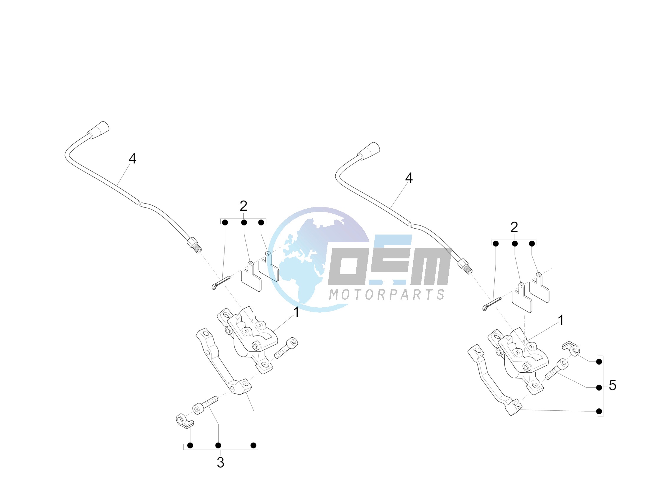 Brakes pipes - Calipers