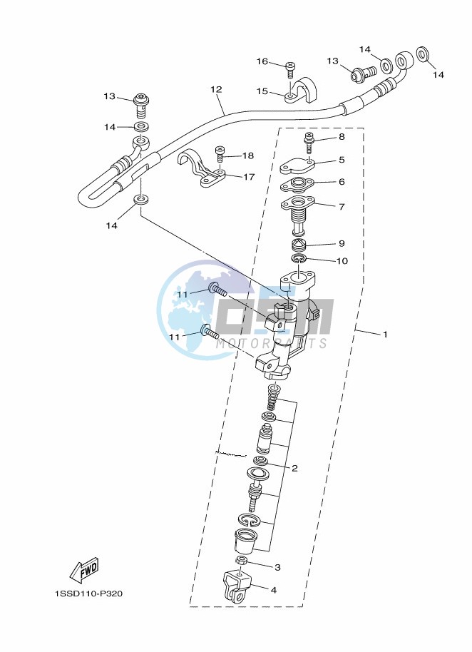 REAR MASTER CYLINDER