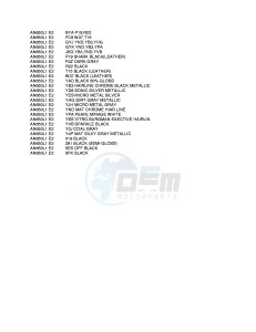 AN650 (E2) Burgman drawing * COLOR CHART *