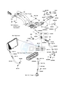 Z750R ABS ZR750PCF UF (UK FA) XX (EU ME A(FRICA) drawing Water Pipe