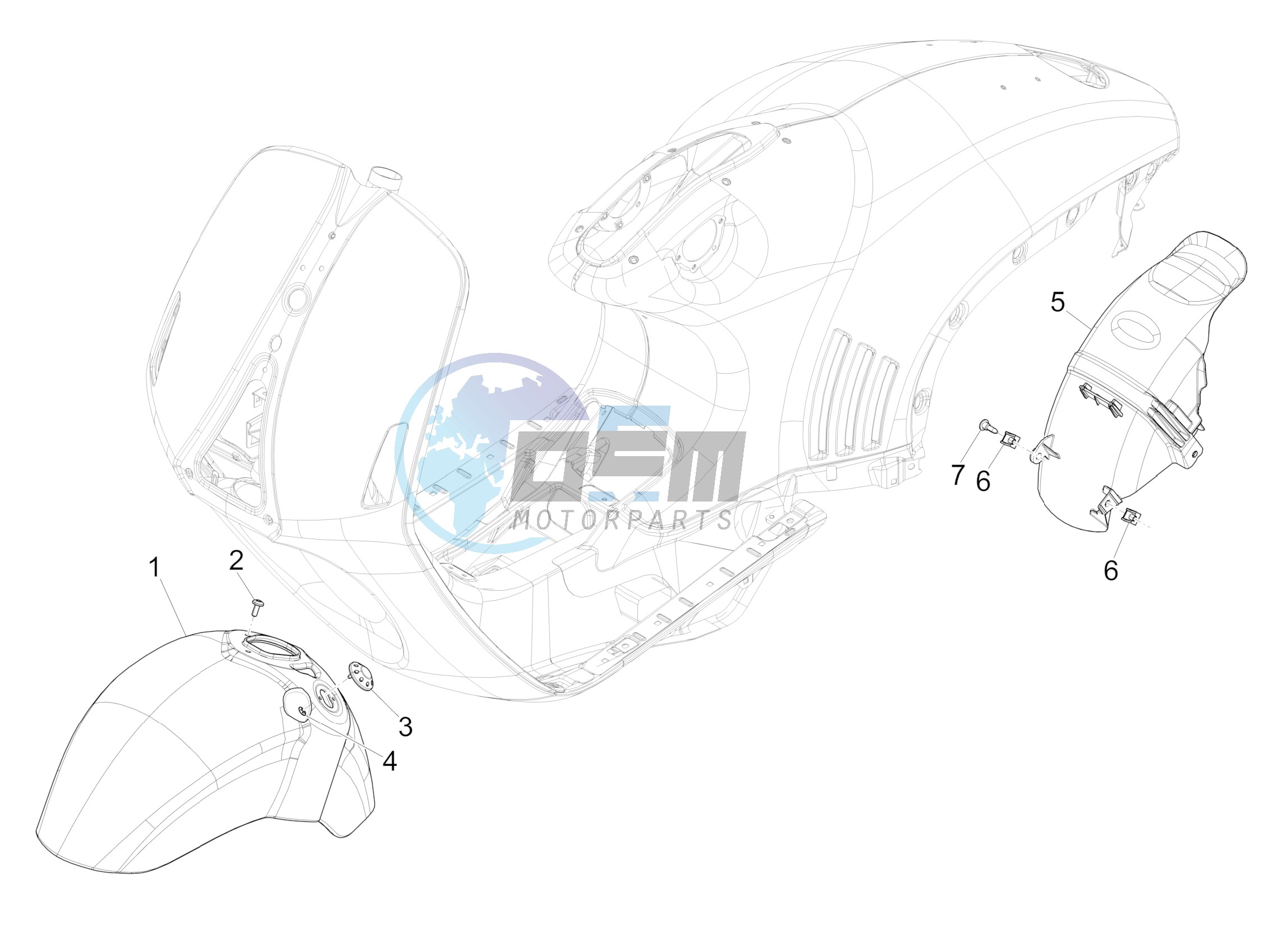 Wheel huosing - Mudguard