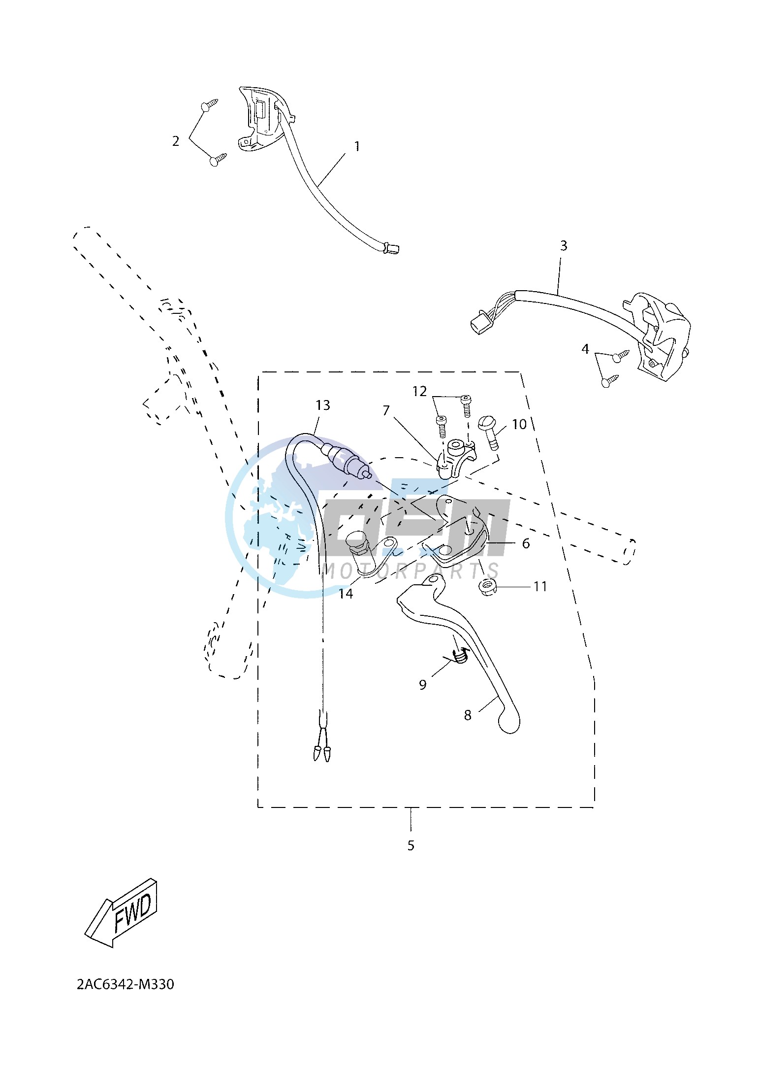 HANDLE SWITCH & LEVER