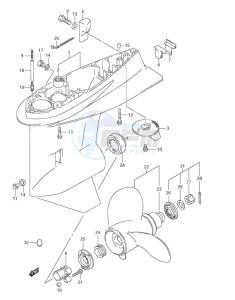 DF 115 drawing Gear Case