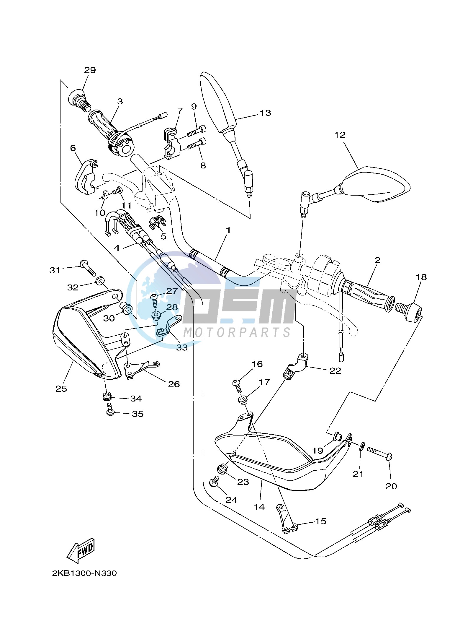 STEERING HANDLE & CABLE