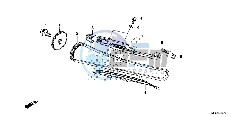 CAM CHAIN/ TENSIONER