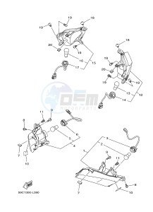 XP500 T-MAX 530 (59CF) drawing FLASHER LIGHT