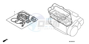 CBR600RR9 BR / MME - (BR / MME) drawing GASKET KIT A