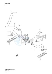 GSX-R750 (E2) drawing 2ND AIR