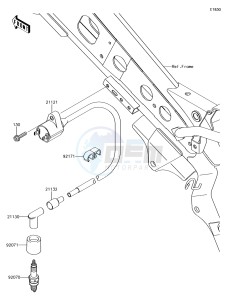 KLX110 KLX110CGF EU drawing Ignition System