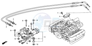 GL1800 drawing REVERSE SHIFT ACTUATOR