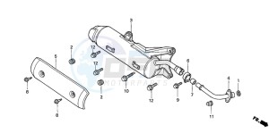 NSS250 drawing EXHAUST MUFFLER