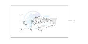 CBF1000A drawing SEAT COWL*YR254M*